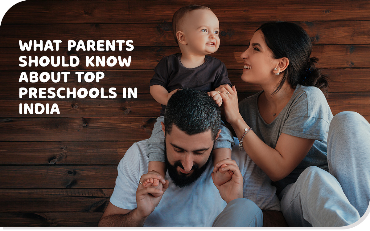 Parents visiting a top preschool in India